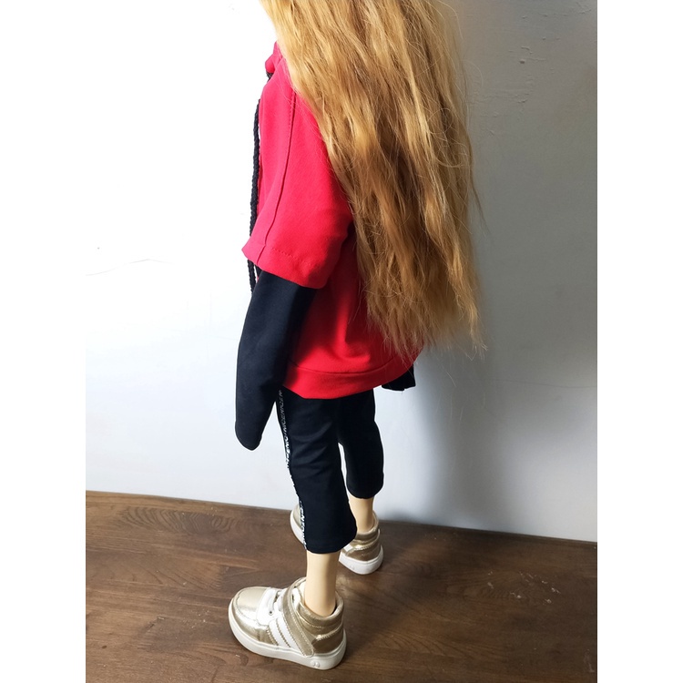 Quần dài và áo sweater tay dài cho búp bê tỷ lệ 1/6 1/3 1/4