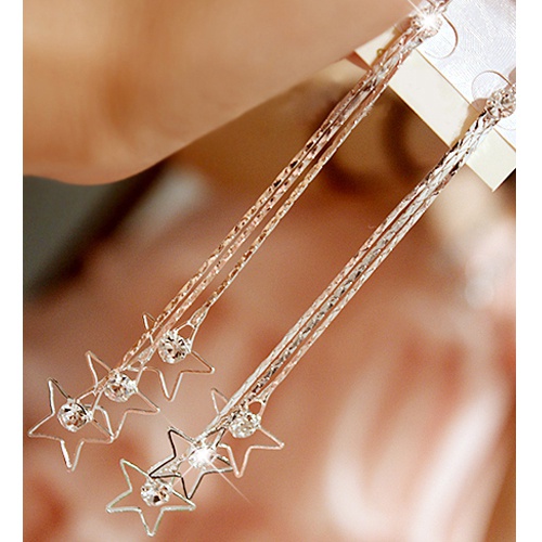 Đôi bông tai dạng rơi hình ngôi sao thời trang cho nữ