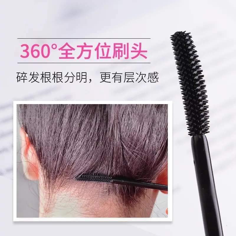 Mascara-Lược chải vuốt tóc mascara tạo nép tóc. Chải Tóc Con Vào Nép Gọn Gàng