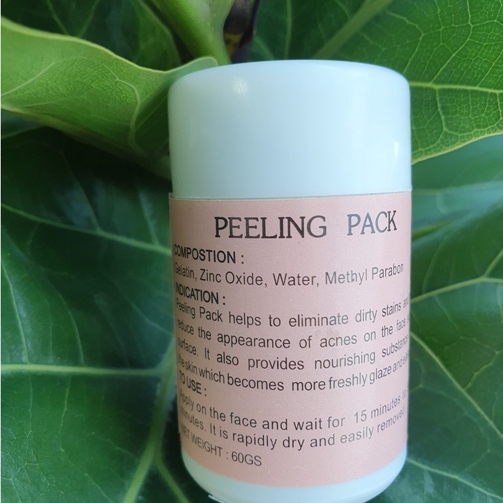 Gel lột mụn đầu đen PEELING PACK - Mặt nạ lột mụn đầu đen 60G - 25g