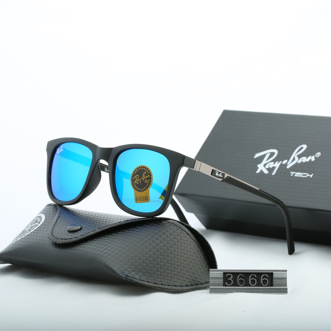 Wayfarer Ray-Ban_ chính hãng Kính râm 2021 Thời trang Hàn Quốc mới Kính râm nam nữ một mảnh Cặp đôi hợp thời trang Du lịch ngoài trời Kính râm lái xes