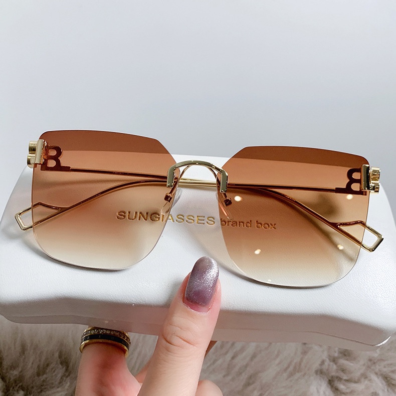 Kính Mát Gọng Vuông Thời Trang Đi Biển Cho Nam Và Nữ