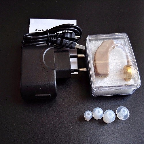 Máy trợ thính không dây , đeo sau tai Axon C-108 pin sạc, tiện lợi