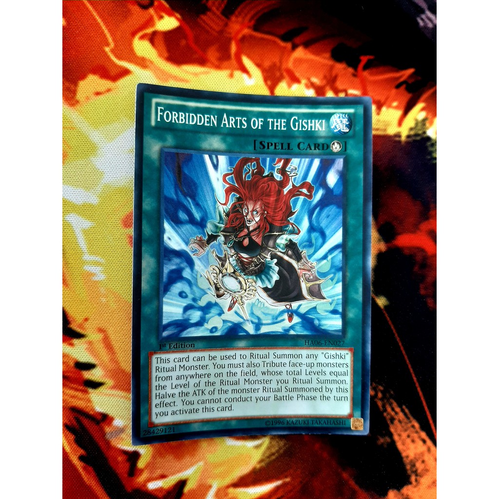 Thẻ Bài Yugioh Spell Forbidden Arts of the Gishki - HA06-EN027