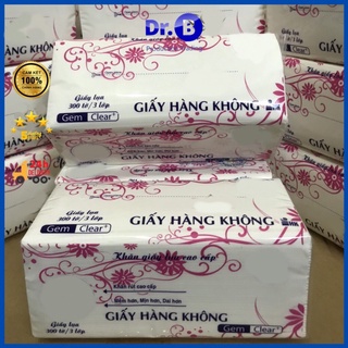 ( Hàng loại 1) Combo 5 goi Giấy rút lụa 300 tờ 2 lớp siêu mềm siêu dai