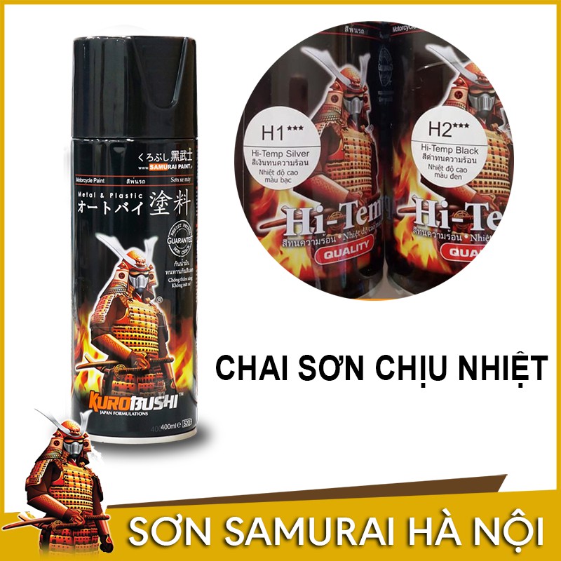 Chai sơn chịu nhiệt Samurai H2 - H1