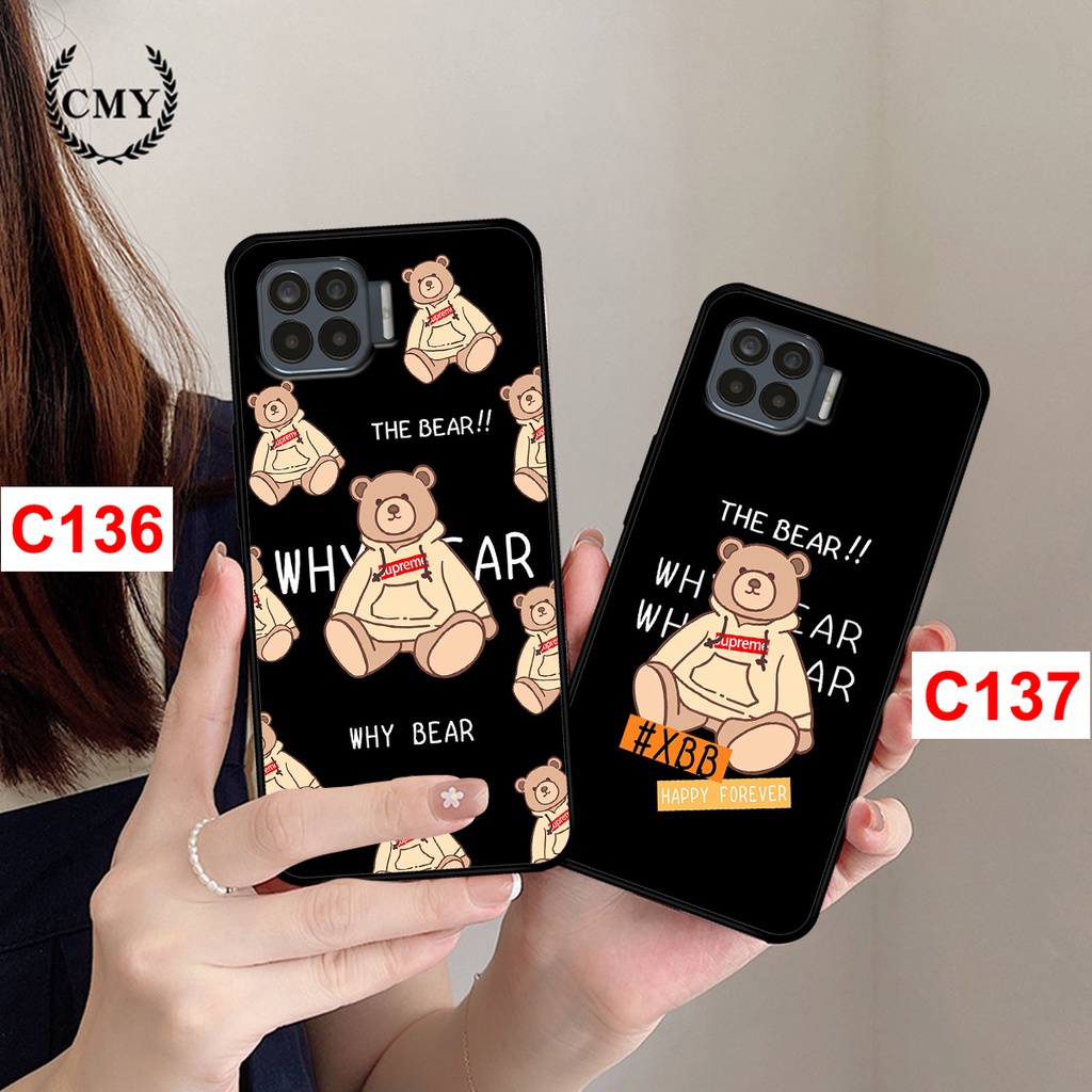 Ốp lưng Oppo A73 - A93 in hình gấu bearrdễ thương cute. ốp oppo rẻ bền đẹp.
