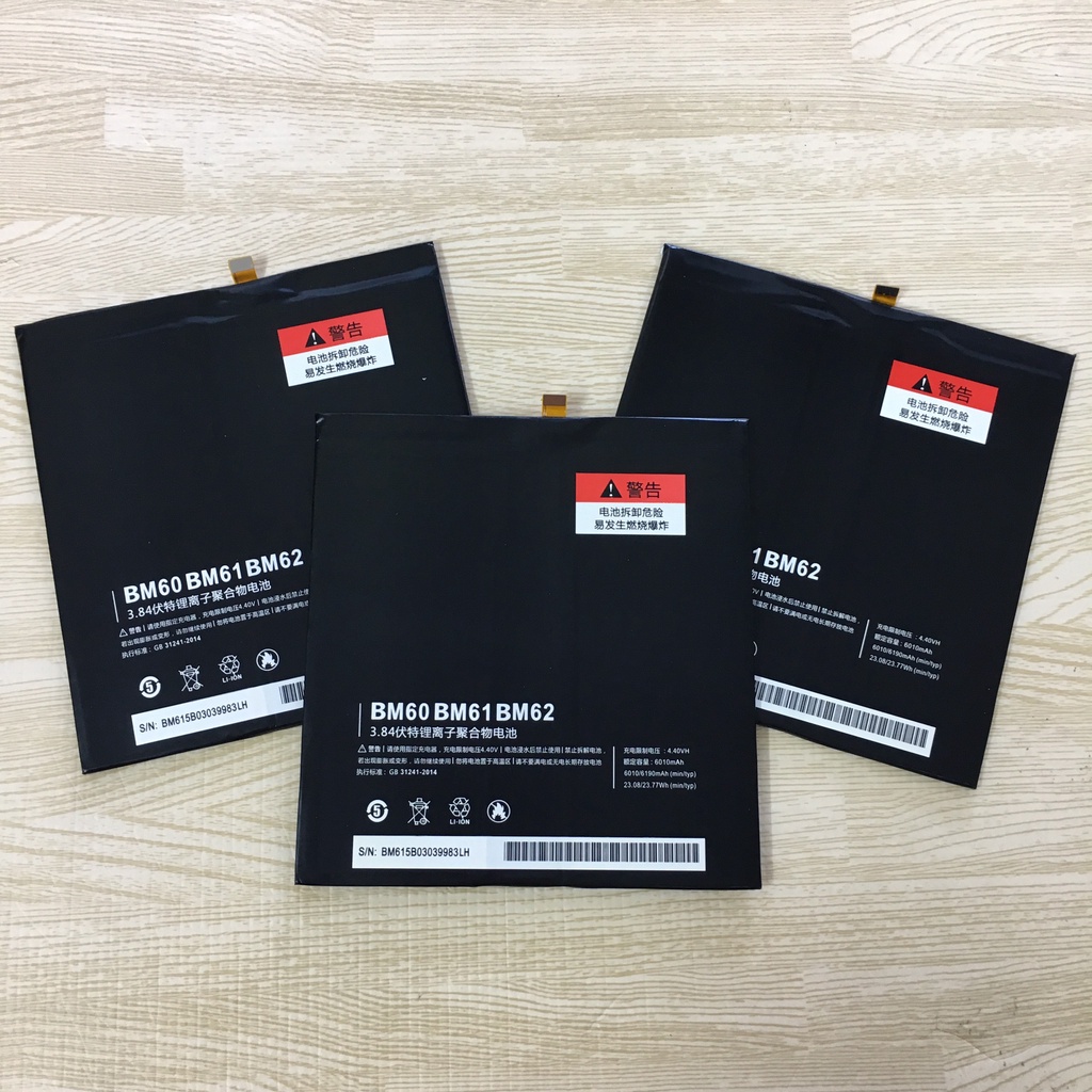 Pin Xiaomi Mi Pad 3 /mipad 1/ mipad 2 bm60/ bm61 - Pin Li-Polymer BM62 6400mAh