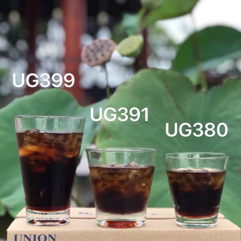 Ly Thủy Tinh Loe UG-380, UG-391, UG-399 | 235ml - 345ml - 428ml Union Nhập Khẩu Thái Lan