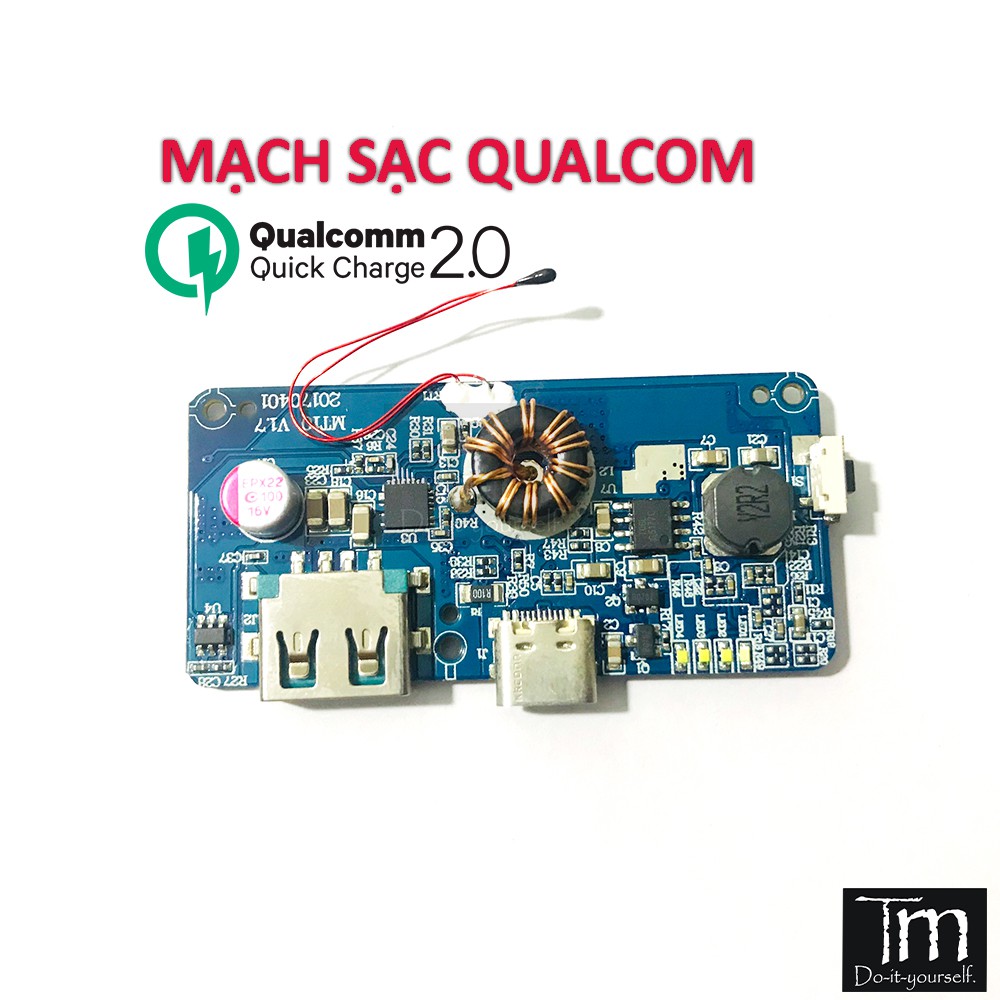 Mạch Sạc Nhanh Qualcom QC3.0 20W