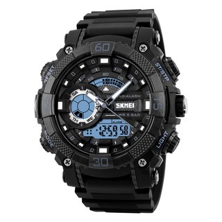 Đồng hồ thể thao nam dây khớp nhựa vòng cung SKMEI 1228 chống nước bền bì-Gozid.watches