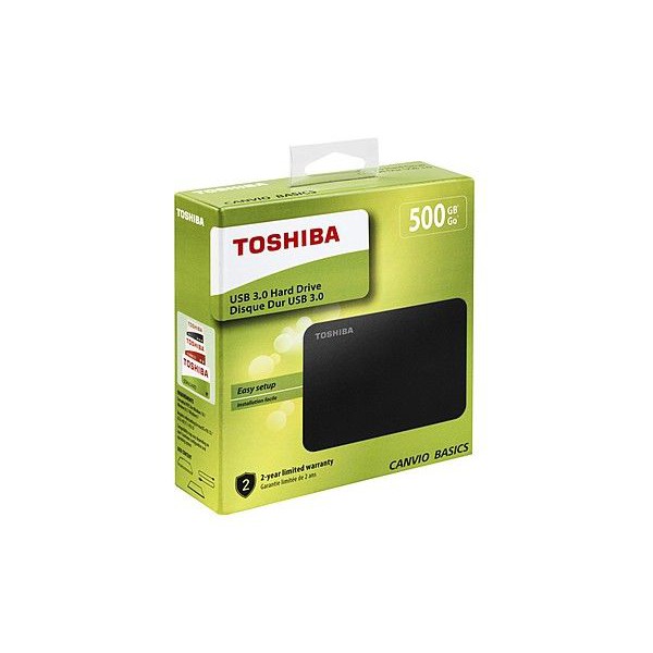 Ổ cứng di động HDD Toshiba Canvio Basic 500GB 2.5" USB 3.0