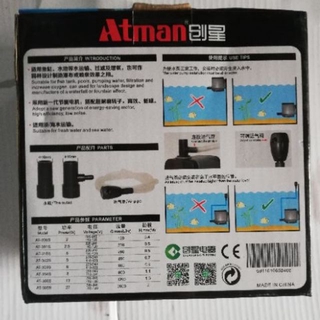 Máy bơm nước hồ thủy sinh, máy  bơm hồ cá Atman 302S/303S/ 304s/305s