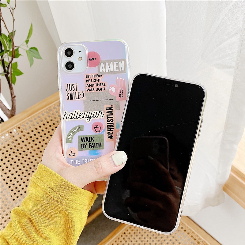 Ốp Điện Thoại Điện Thoại Điện Thoại In Chữ Xinh Xắn Cho Iphone 11 11pro 11pro Max Xr Xs Xsmax 6 6s 7 8 6plus 7plus 8plus | BigBuy360 - bigbuy360.vn