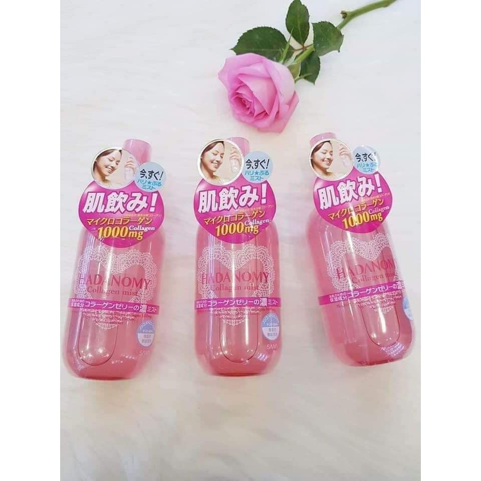 Xịt khoáng Hadanomy Collagen Mist Nhật Bản 250ml | BigBuy360 - bigbuy360.vn