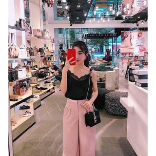 áo 2 dây phối ren Zara authentic size S newtag