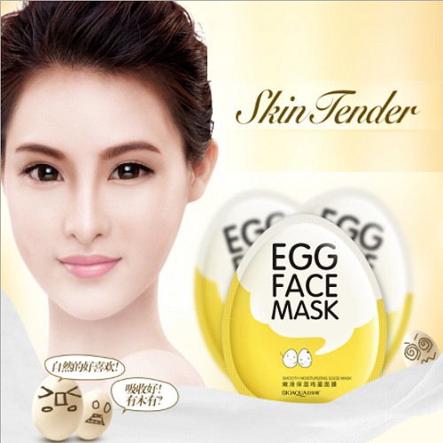 Mặt nạ Trứng Egg Face Mask giúp Trắng da Cấp ẩm Mờ thâm Se khít lỗ chân lông của Bioaqua