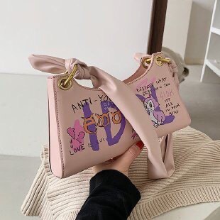 Túi đeo vai, túi xách tay in họa tiết dễ thương trẻ trung, năng động SMN361