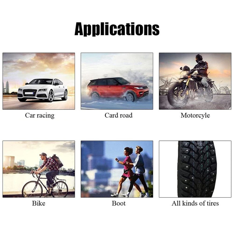 Set 100 Ốc Vít Chống Trượt Gắn Bánh Xe Mô Tô