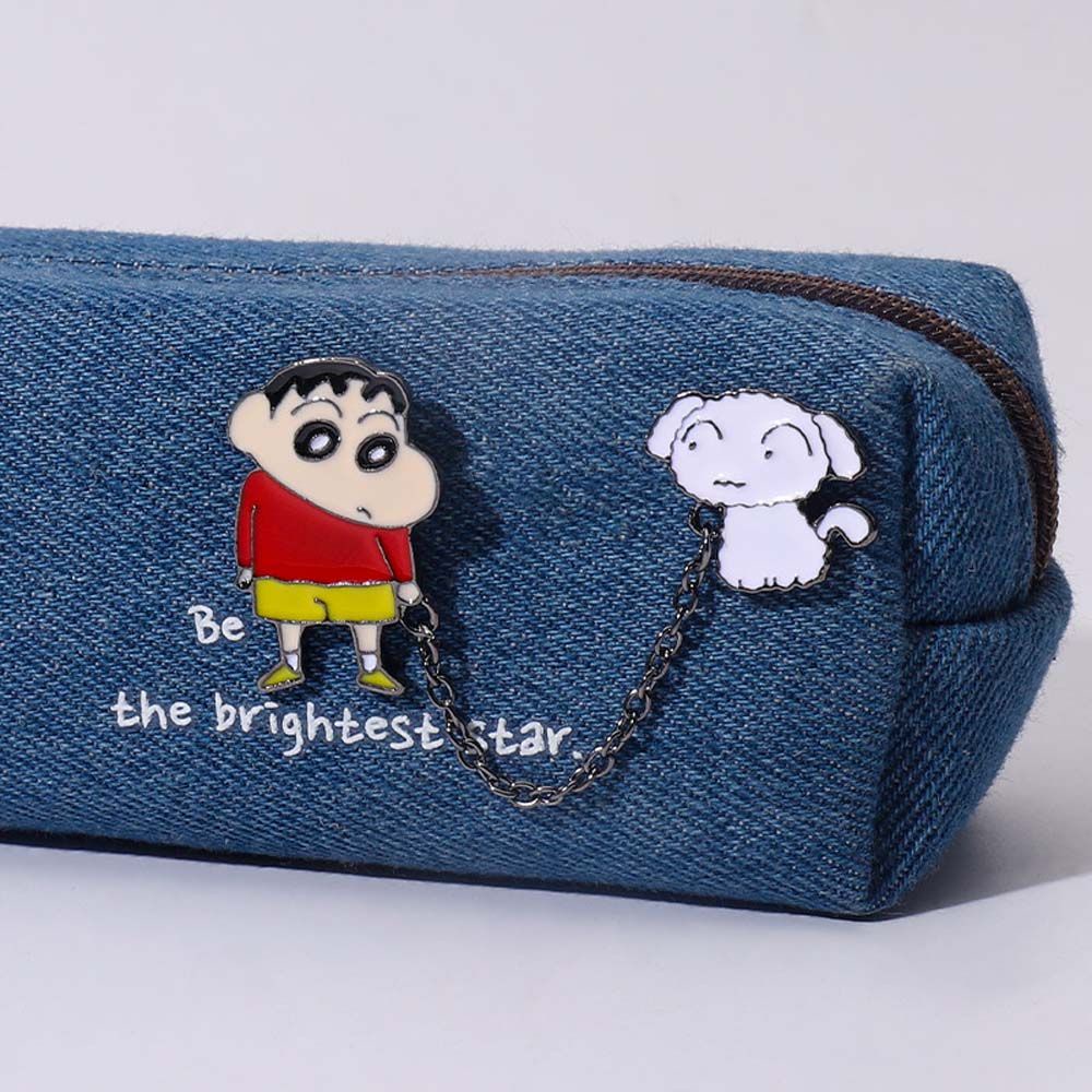 Ghim cài áo hình nhân vật hoạt hình Shin chan dễ thương cho nữ