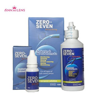 Nước ngâm, nước nhỏ Lens chuyên dụng - Hãng Zero Seven, ngâm nhỏ an toàn, mềm lens, chính hãng, bảo vệ lens tốt, giá tốt