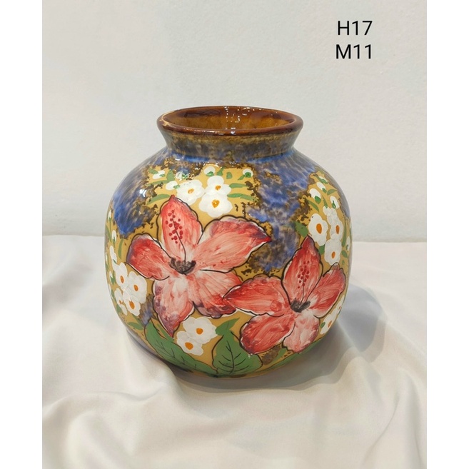 VÒ TRÒN VẼ TAY HOẠ TIẾT - GỐM BÁT TRÀNG - ANVY CERAMICS
