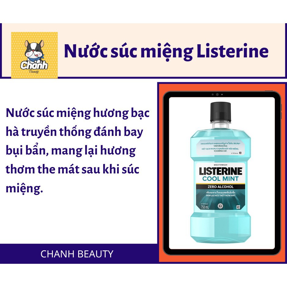 Nước súc miệng Listerine