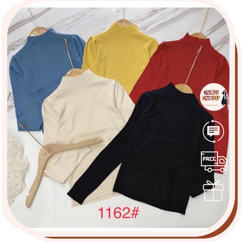 G05. 1162. ÁO LEN DÀI TAY TRƠN VAI KIỂU