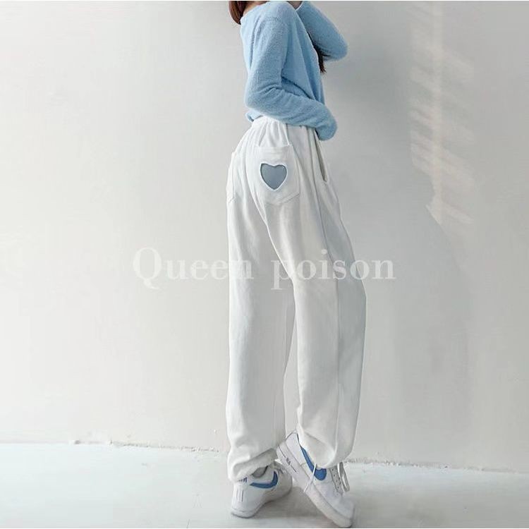 Quần Thể Thao Dáng Rộng Phối Dây Rút Phong Cách Hàn Quốc Hàng Mới Dành Cho Bạn Nữ Ins2021 | BigBuy360 - bigbuy360.vn