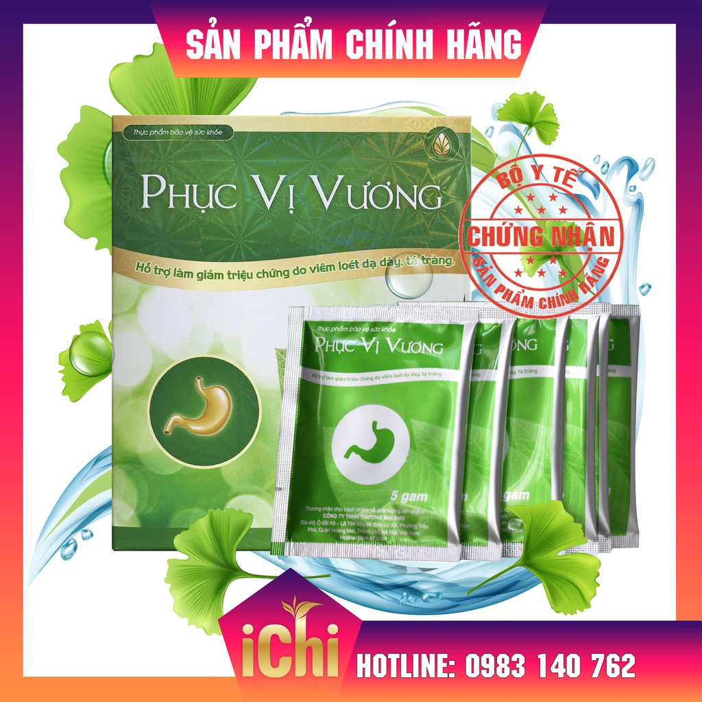 Phục Vị Vương - Xoá Tan Đau Dạ Dày, Trào Ngược, Viêm Loét Dạ Dày, Ợ Hơi, Ợ Chua