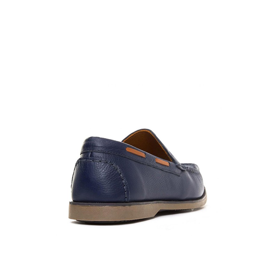 Giày Boat Shoes Tomoyo Da Bò “Siêu Êm” TMN21604