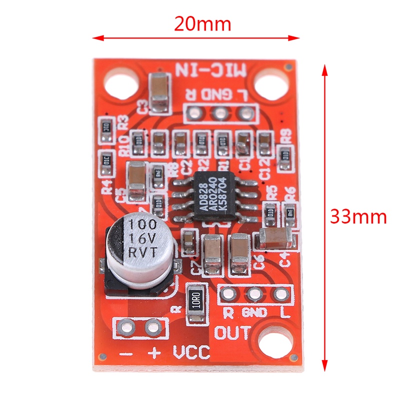 Bảng Mạch Khuếch Đại Âm Thanh Mớiwellknown 0610 Ad828 Dc 3.7v-15v 12v | BigBuy360 - bigbuy360.vn