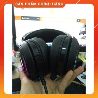 Tai nghe Gnet GH6 Plus led RGB âm 7.1 cổng cắm USB , tai nghe chơi game