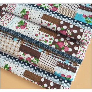 Vải bố may đồ handmade vườn dâu