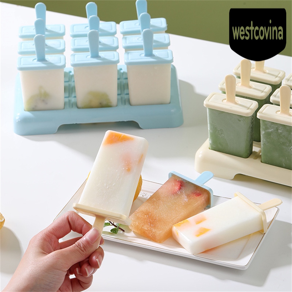 [Hot]☀ 1 Bộ Khuôn Làm Kem Bằng Nhựa Cấp Thực Phẩm Rộng Rãi Dùng Trong Xây Dựng Tiệc Tùng