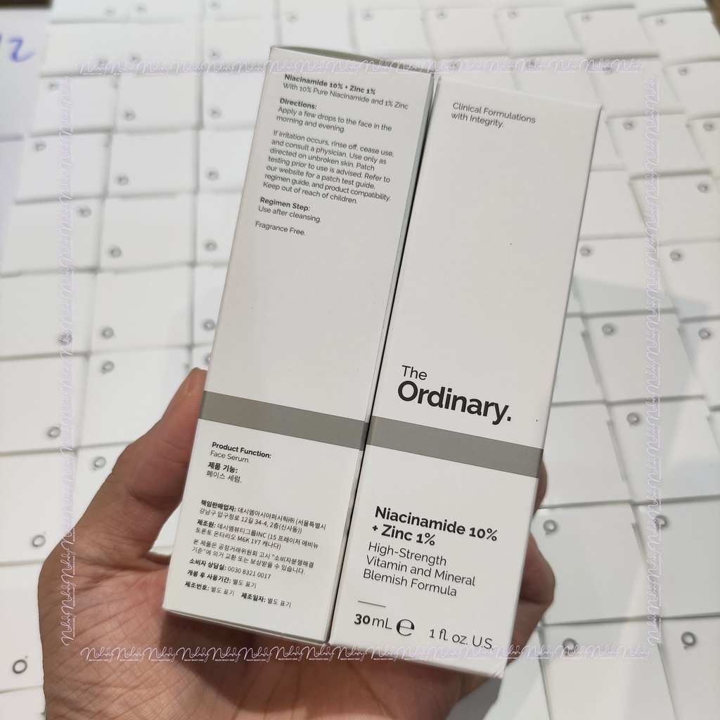 Tinh chất The Ordinary Niacinamide 10% + Zinc 1%