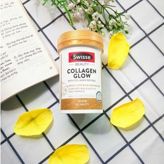 [Hàng Chuẩn ÚC] Swisse Beauty Collagen Glow - Viên uống đẹp da trẻ hóa collagen thủy phân 60/120 viên | BigBuy360 - bigbuy360.vn