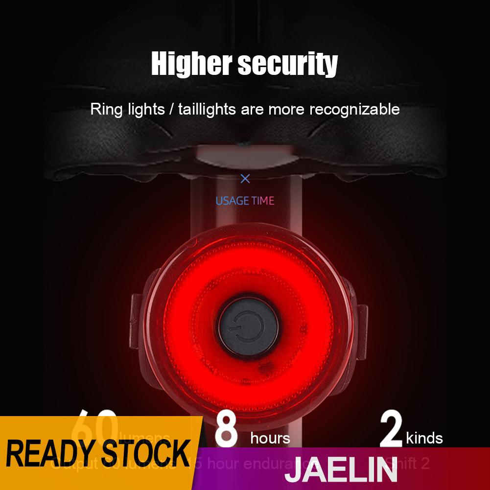 Đèn LED hậu cảnh báo an toàn chống nước cho xe đạp