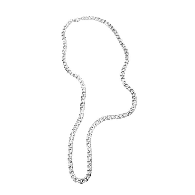 Vòng Cổ Thép Titan Dày Phong Cách Hip Hop Hop Cá Tính Thời Trang Cho Nam Và Nữ 60cm