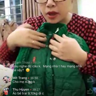 Áo phao lông vũ em bé