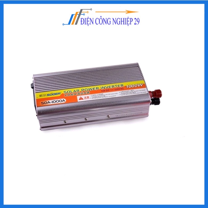 Kích điện solar SDA 12VDC lên 220VAC Sin Mô Phỏng