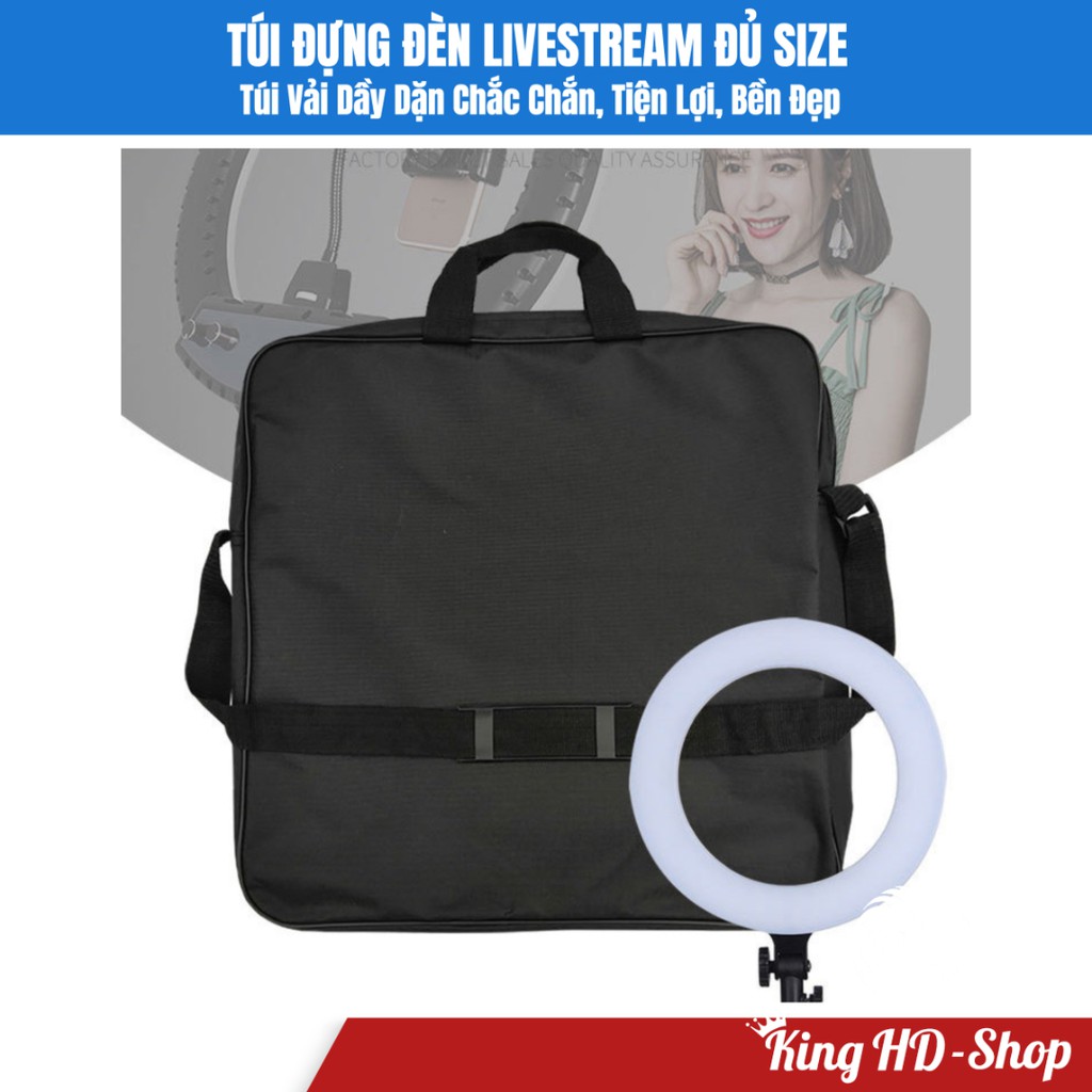 Túi đựng đèn livestream, phù hợp các size đèn 34cm, 36cm, 45cm, 54cm