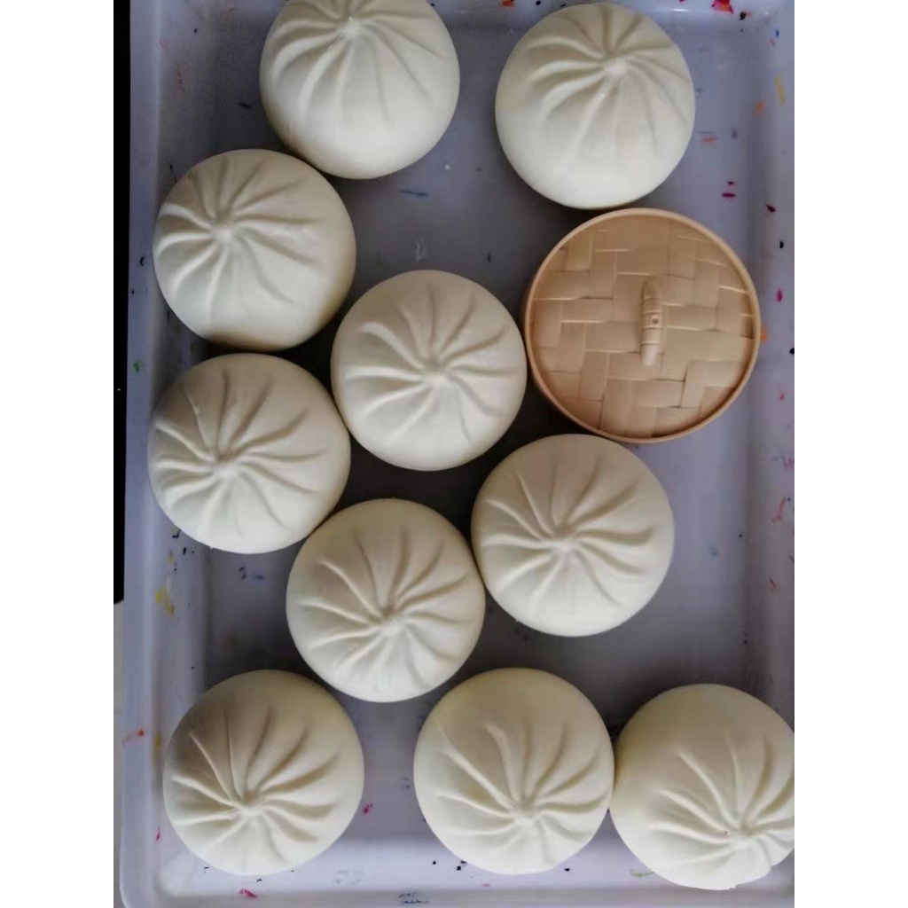 Đồ chơi nắn bóp squishy giảm căng thẳng hình bánh bao dễ thương cho bé loại nhỡ