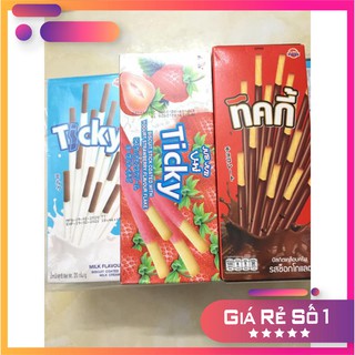 Ticky bánh que Thái Lan. vỉ 13 hộp