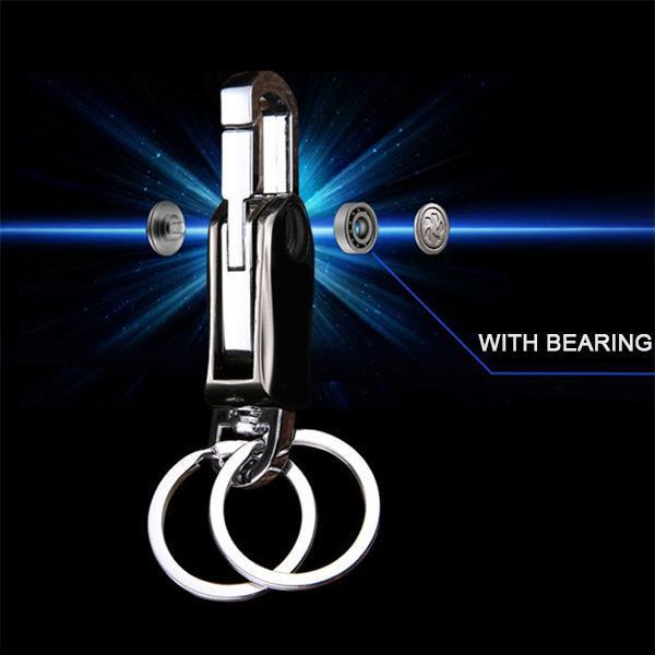 Móc khóa EKLEVA siêu bền đa năng thiết kế xoay 360 độ thời trang cho nam