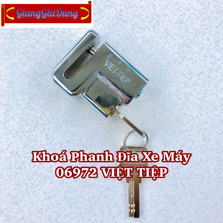 Khóa Phanh Đĩa Chống Trộm Xe Máy 06972 Việt Tiệp