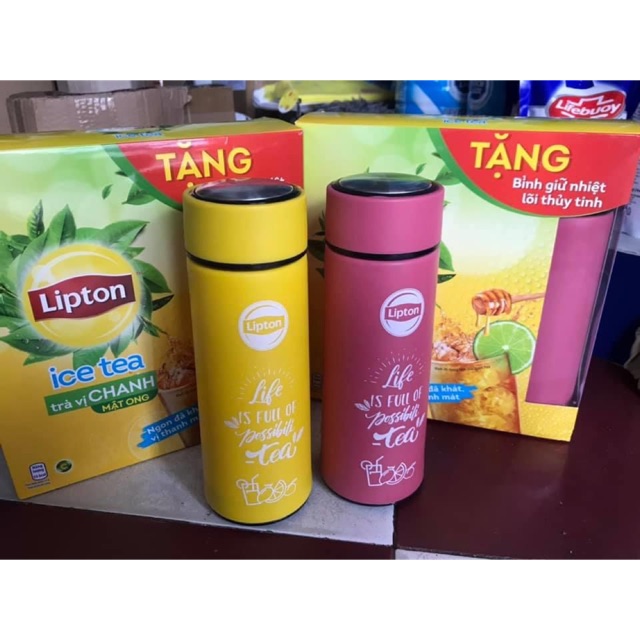 Bình thuỷ tinh 400ml - giao màu ngẫu nhiên