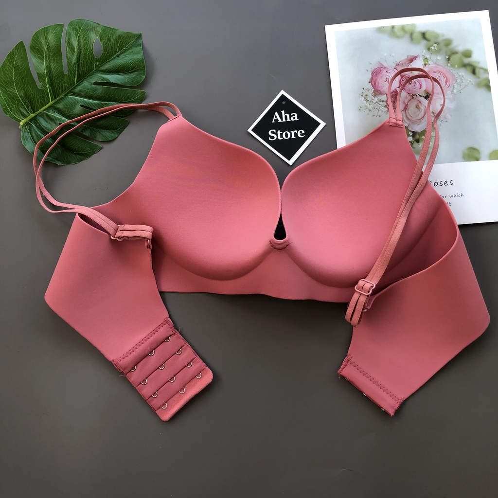 Áo Ngực Su Đúc Không Gọng Phối Lụa Hàng Cao Cấp YiOn Underwear AS04