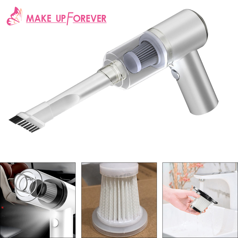 [Make_up Forever]5500Pa Handheld Car Vacuum Cordless Portable Wet/Dry Auto Vacuum Cleaner High Power Interior Cleaning - Easy to Clean