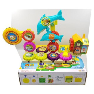 Bộ lego đại dương thu nhỏ 24 chi tiết, có nhạc